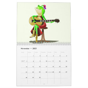Kinderkalender mit lustigen Illustrationen Kalender