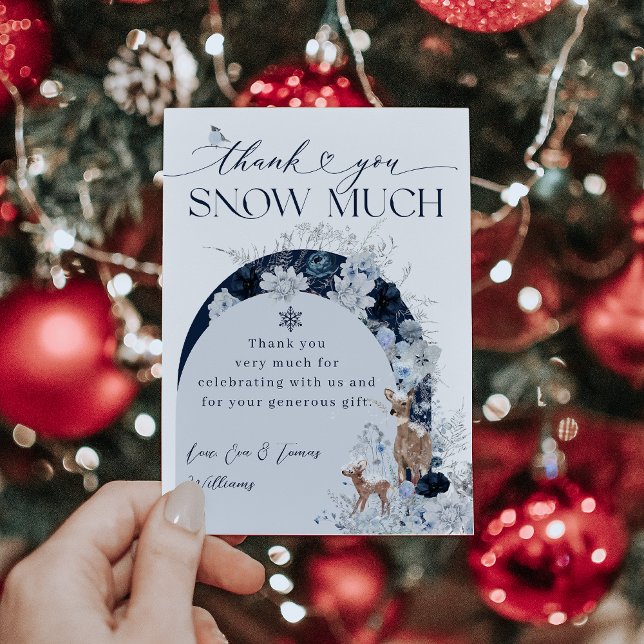 Kinderkälte außerhalb Winter Blumenstrauß Baby Dus Dankeskarte (Von Creator hochgeladen)