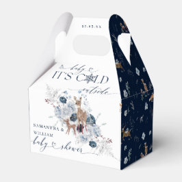 Kinderkälte außerhalb Winter Blumenstrauß Baby Dus Geschenkschachtel