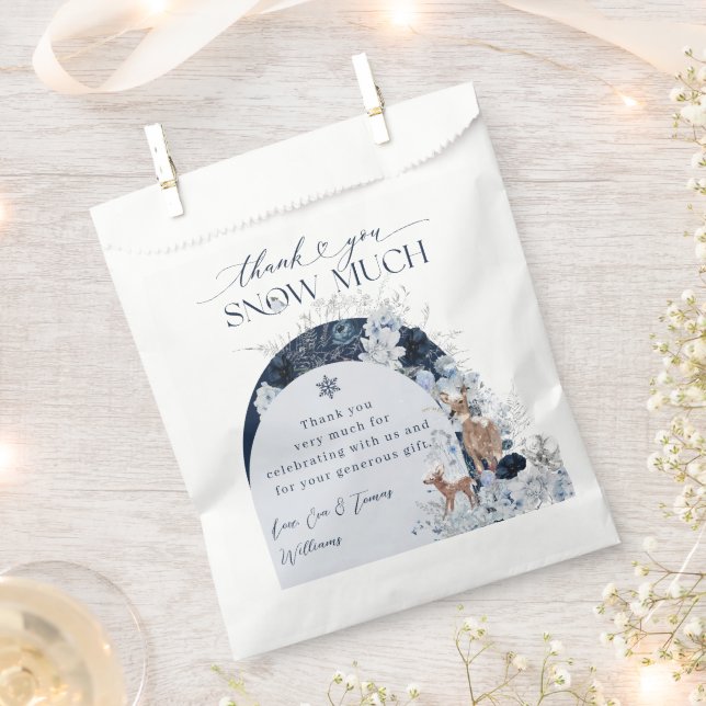 Kinderkälte außerhalb Winter Blumenstrauß Baby Dus Geschenktütchen (Ausgeschnitten)