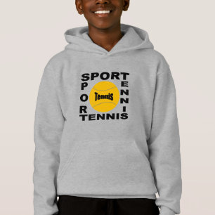 Kinderkappen-Pullover DESIGN SPORT TENNIS Hoodie