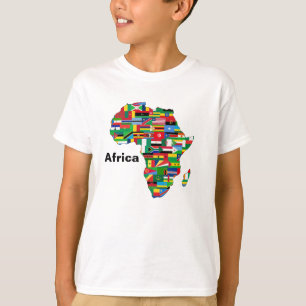 Kinderkarte Afrika T-Shirt