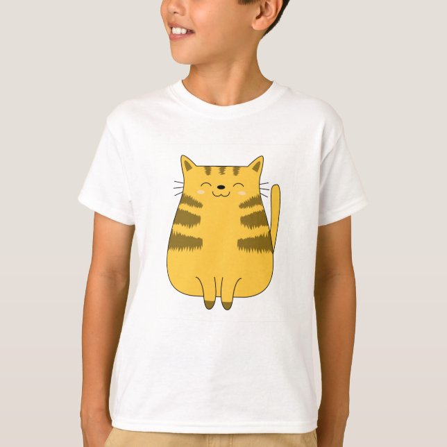 Kinderkatze T-Shirt (Vorderseite)