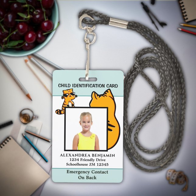 Kinderkids Foto ID Card Spaß individuell Ausweis (Von Creator hochgeladen)