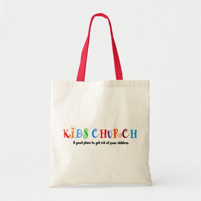 Kinderkirchen-christliches Geschenk Tragetasche (Vorne)