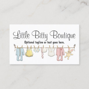 Kinderkleidung Boutique Social Media Visitenkarte