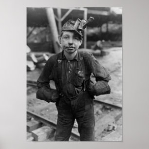 Kinderkohlen-Bergmann - West Virginia - 1908 Poster