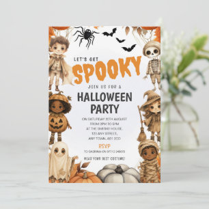 Kinderkostüm Halloween-Kostüm-Party-Einladung Einladung