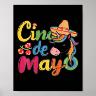 Kinderkostüm Unicorn Cinco de Mayo für Mädchen Poster