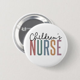 Kinderkrankenhaus | Retro Children's Nursing Butto Button