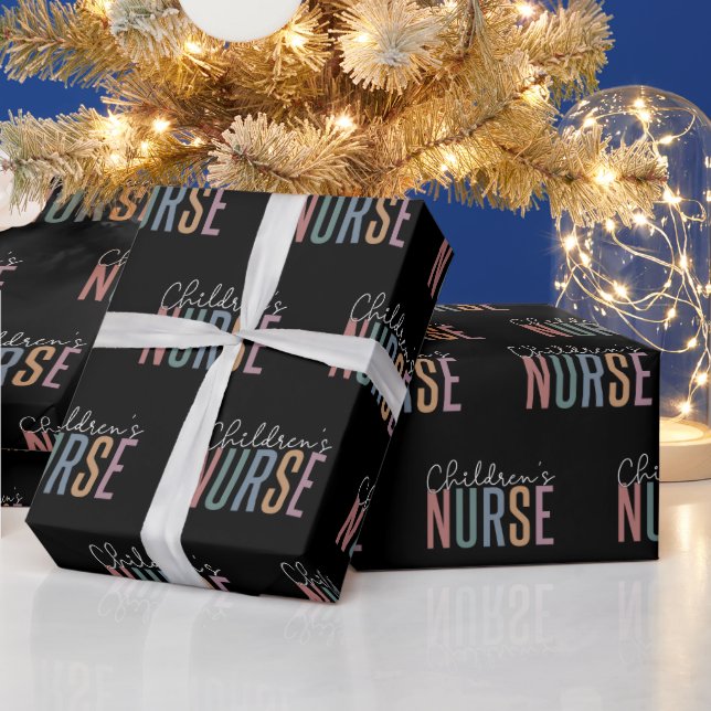 Kinderkrankenhaus | Retro Children's Nursing Geschenkpapier (Feiertage)