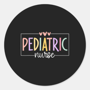Kinderkrankenpfähler Kindergartenschule Nicu Nurse Runder Aufkleber