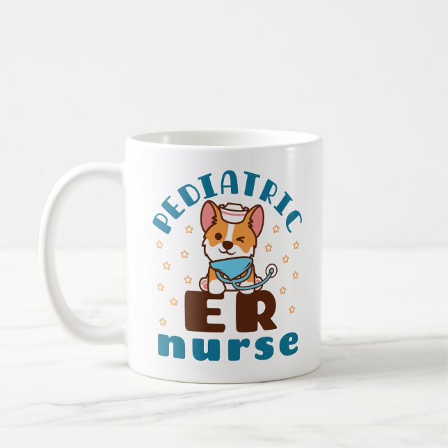 Kinderkrankenpflegerin Notaufnahme Kaffeetasse (Links)