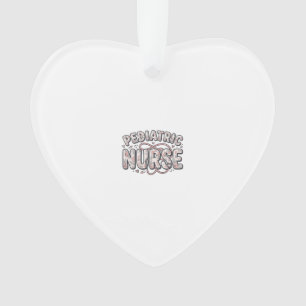 Kinderkrankenschwester Florales Vintage-Stichdesig Ornament