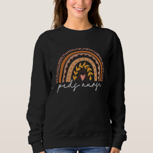 Kinderkrankenschwester PEDS RN Kinderarzt Leopard Sweatshirt