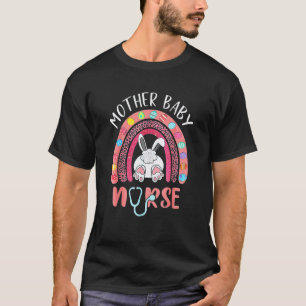 Kinderkrankenschwester Regenbogen Pflege Frohe Ost T-Shirt