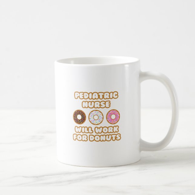Kinderkrankenversorgung .. Wird für Donuts arbeite Kaffeetasse (Rechts)