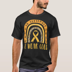 Kinderkrebs-Bewusstsein im September Wir tragen Go T-Shirt