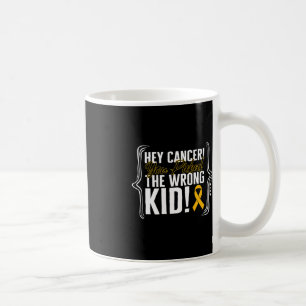 Kinderkrebs-Bewusstsein Kid Warrior Ribbon Stro Kaffeetasse