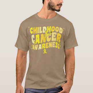 Kinderkrebs Bewusstsein Kinder Hummingbird Sunflo T-Shirt