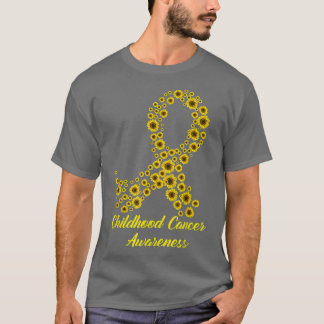 Kinderkrebs-Bewusstsein Monat Kostüm Gelb Ri T-Shirt