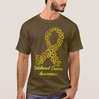 Kinderkrebs-Bewusstsein Monat Kostüm Gelb Ri T-Shirt