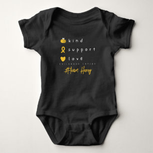 Kinderkrebs-Brauch Baby Bodysuit One Piece Strampler