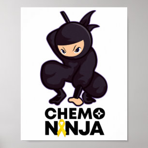 Kinderkrebs Chemo Ninja Band 1  Poster
