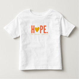 Kinderkrebs HOPE Goldenen Herzen Kleinkind T - Shi T-shirt