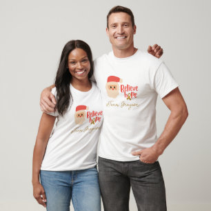 Kinderkrebs Weihnachten Custom Adult T - Shirt