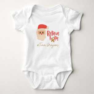 Kinderkrebs Weihnachten Custom Baby Bodysuit Baby Strampler