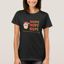 Kinderkrebs Weihnachtswünsche Frauen T - Shirt