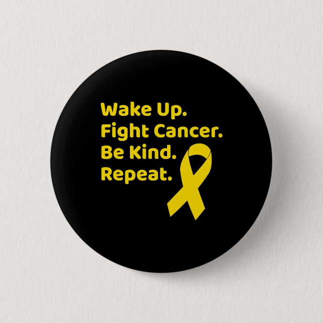 Kinderkrebsbewusstseinsmonat für September  Button (Vorderseite)