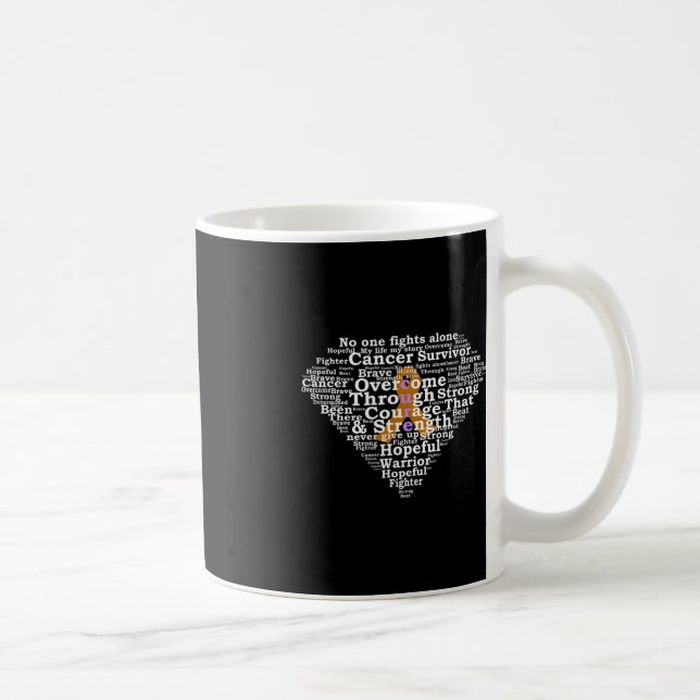 Kinderkrebsüberlebender Superheld Kaffeetasse (Rechts)