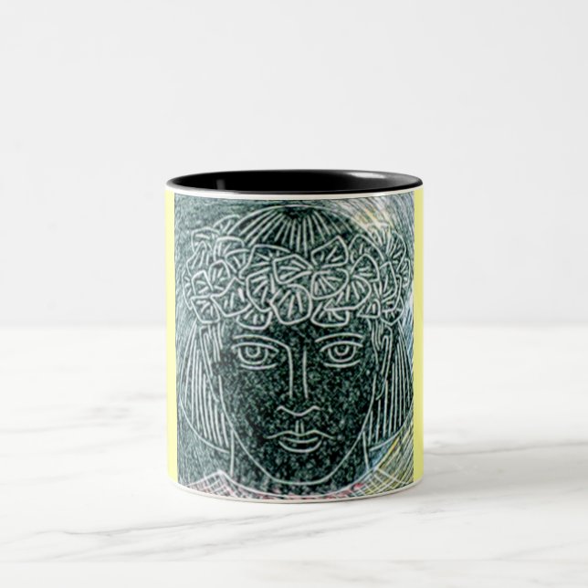 KinderKrieger Zweifarbige Tasse (Mittel)