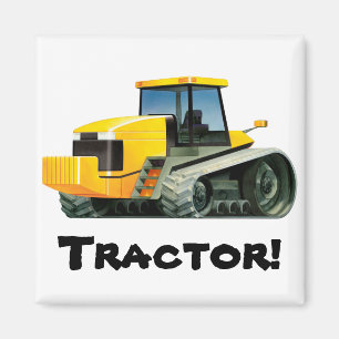 Kinderkundenspezifischer gelber Traktor Magnet