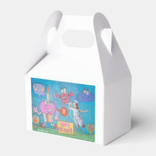 KinderKunst für CHOC - Geburtstagsfeier Geschenkschachtel