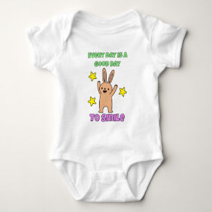 Kinderkunst Jeden Tag Ist Ein Guter Tag Zum Lächel Baby Strampler