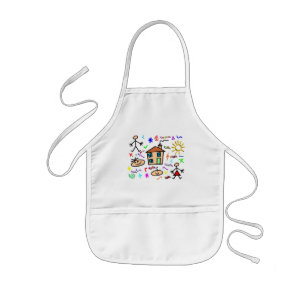 Kinderkunst Kinderschürze