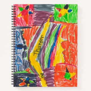 Kinderkunst - Kunst oder Foto Notizbuch