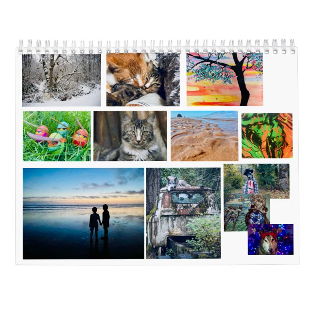 Kinderkunstkalender 2026 kalender (Rückseite)