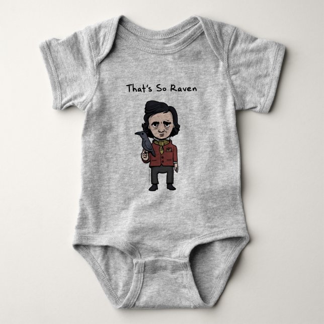Kinderlegenden junger Edgar Allen Poe Baby Strampler (Vorderseite)