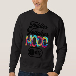 Kinderlehrermodus am letzten Tag der Krawatte Sweatshirt