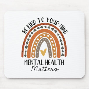 Kinderliche Gesundheitsprobleme Polka Dot Rainbow Mousepad