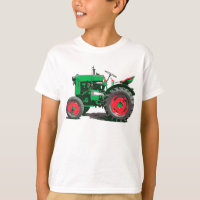 KinderLiebe ein großer grüner Traktor