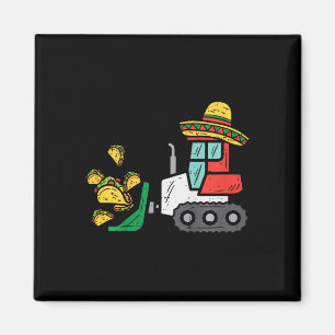 Kinderloaden von Tacos Bulldozer Cinco de Mayo Kid Magnet