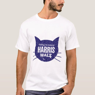 Kinderlose Cat Ladys for Harris Walz 2024 T-Shirt