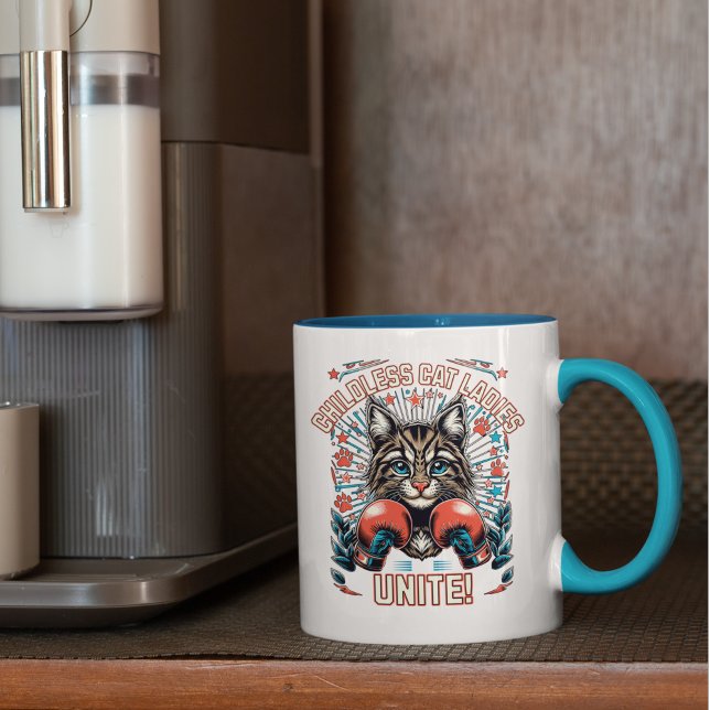 Kinderlose Cat Ladys Unite 2024 Wahl Tasse (Von Creator hochgeladen)