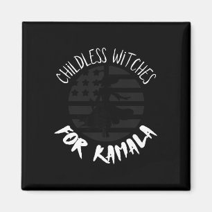 Kinderlose Hexen für Kamala Flag Halloween - Absti Magnet