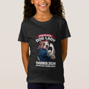 Kinderlose Hunde-Lady wählt Kamala bei der Wahl 20 T-Shirt